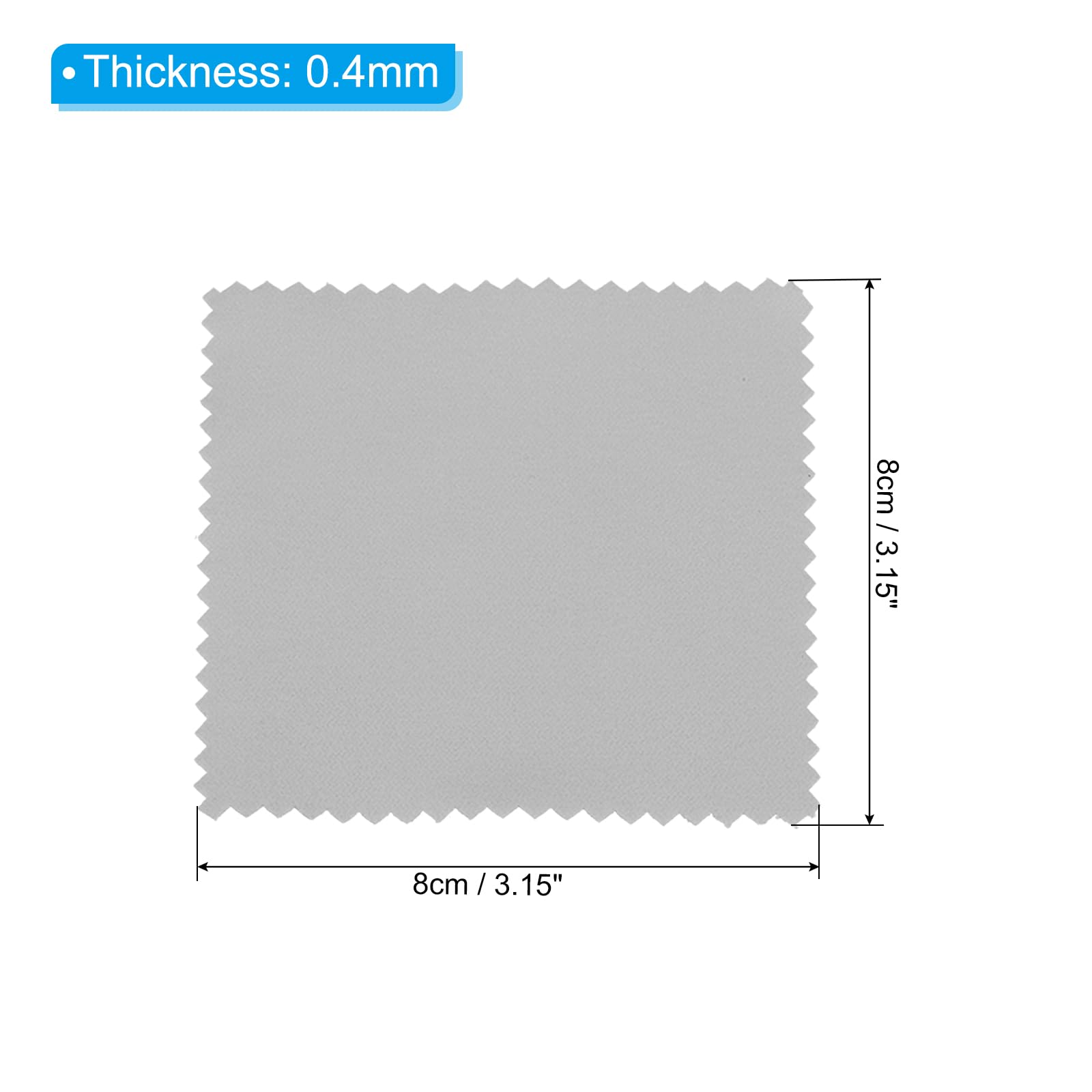 PATIKIL 3.15x3.15" Jewelry Cleaning Cloth - Image 2