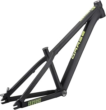 Mountain Bikes Hardtail Frame 26erx12.9'' DJ/4X Aluminum Alloy Rigid Disc Brake Dirt Jump Bike QR 135mmBlack