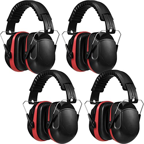 Image of Yunsailing 4 Pcs Nrr 28db Noise Reduction Ear Protection Hearing Protection Muffs Foldable Headphones for Shooting