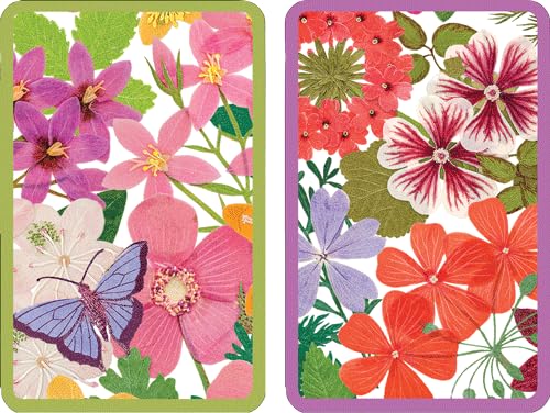 Cartas de Póker Caspari Halsted Floral, 2 Barajas