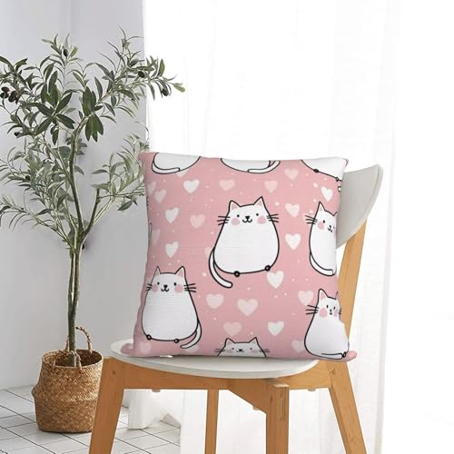 Housse coussin couleur rose 50x50 cm pour rénover vos vieux coussins - 6