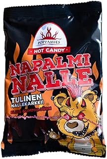 Pikantny Gummy Bear Słodycze Maki NapalmiNalle Gumy owocowe chili - Bezglutenowe, Bez laktozy, Wegańskie - Przyprawa: 4/10 - Rozmiar: 125g