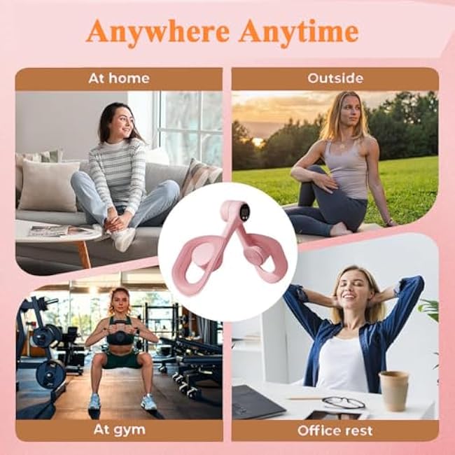 Glute and Hip Trainer -Pelvic Floor & Thigh Master Trainer with Counter - Kegel Exercise Equipment for Women, Home Workout Device for Muscle Strengthening £¬Inner Thigh Exercise Workout Equipment
