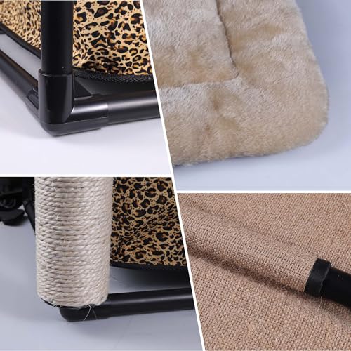 Casa para Gatos Goetland Leopardo 85x45x70 cm miniatura 7
