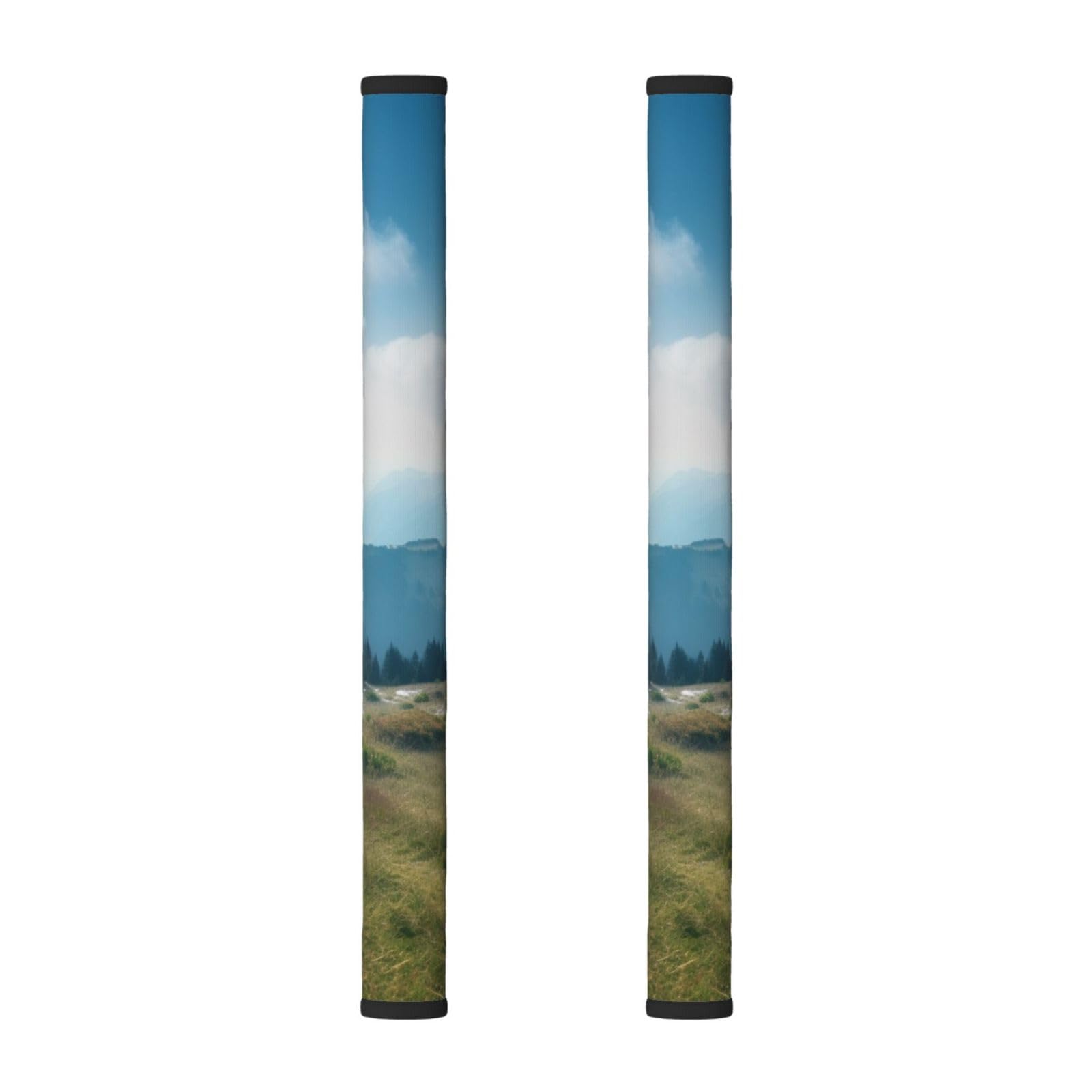 VGFJHNDF Refrigerator Door Handle Covers 2-Pack, Scenery Backdrop Printed Protect and Decorate for Fridge Ovens Dishwashers