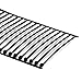 HellermannTyton T18RA50HSW Cable Tie for AT2000, 18 lb Tensile Strength, PA66HS, Black, 50/bandolier, 500/pkg