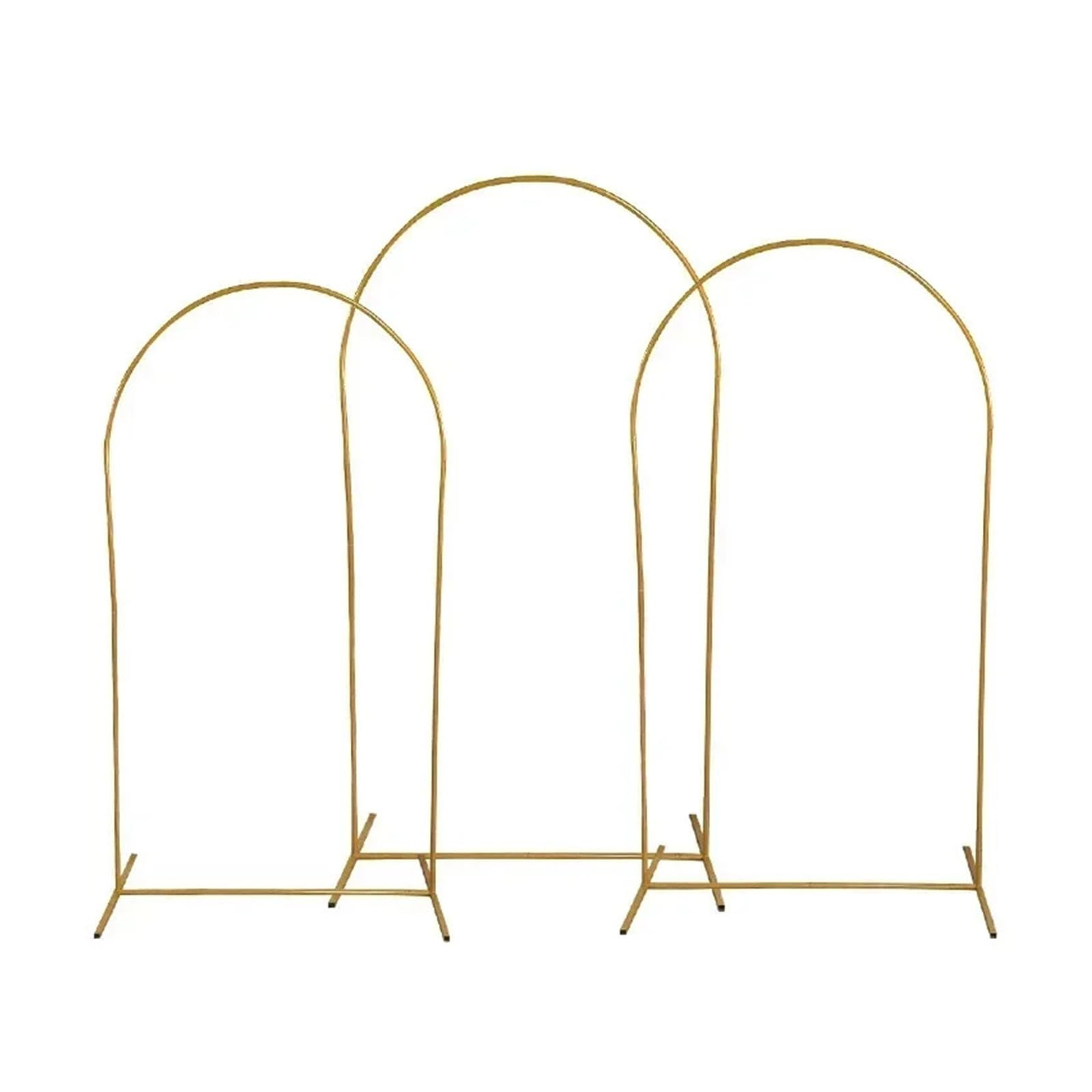Soporte para cartel de bienvenida de boda Soporte de arco boda dorado, marco globos decoración fiesta(6FT 80x180cm)