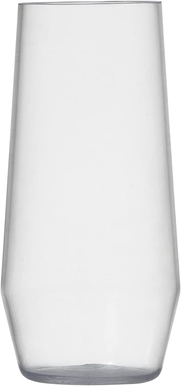 Fortessa Sole Outdoor Shatter Resistant BPA Free Premium Copolyester Plastic Drinkware, Iced Tea Glass, 18 Ounce (Set of 6)