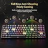 Redragon K552 Mechanical Gaming Keyboard, 87-Key Compact, LED Gaming Keyboard with Red Switches, Anti-Ghosting, Metal Frame for PC Gaming & Typing, Beginner-Friendly (Black) #4