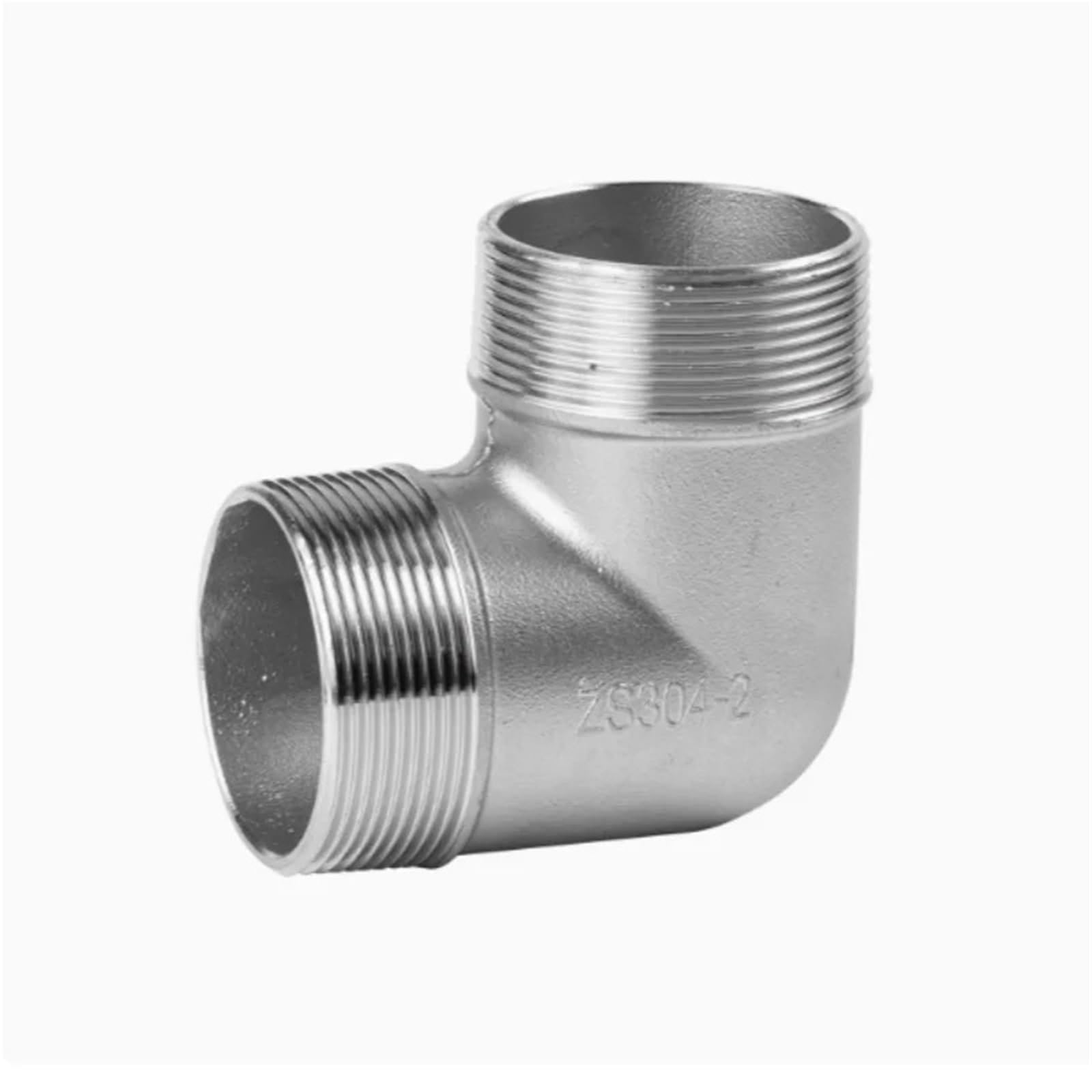 Acoplamiento de tubería roscada M+F en ángulo de 45/90 grados de acero inoxidable 304 M+F DN8 DN15 DN20 DN25 (negro, otros_2,5 cm)