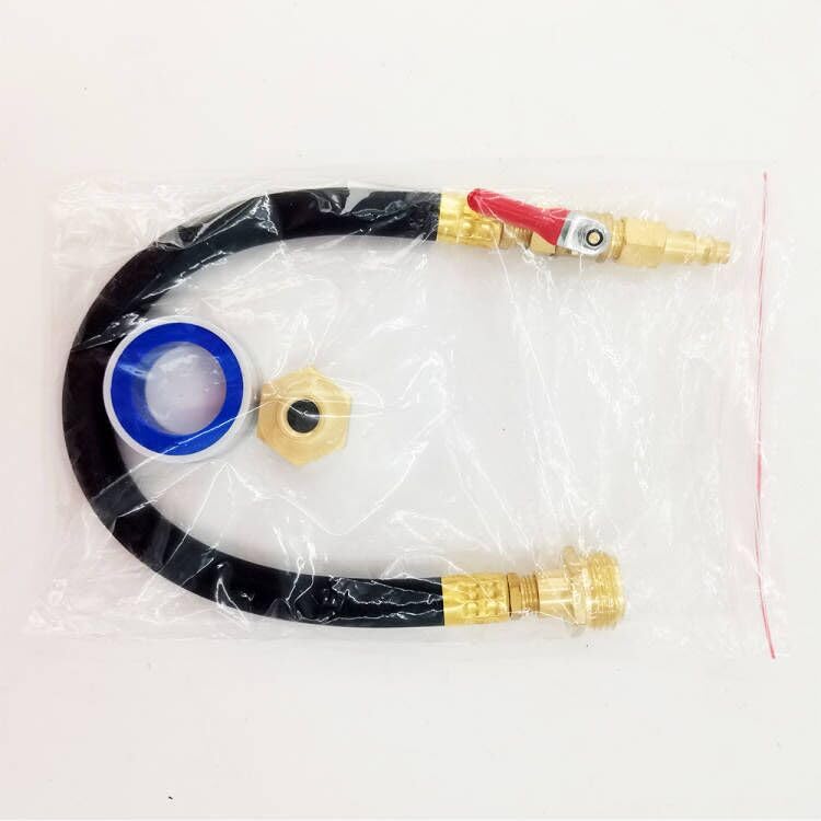 Image of ISURE MARINE Flush Hose Fitting Kit RV Winterizing Kit with Sprinkler Blowout Adapter,Shut Off Valve For Winterizing RV, Camper, Boat, Motorhome Systems