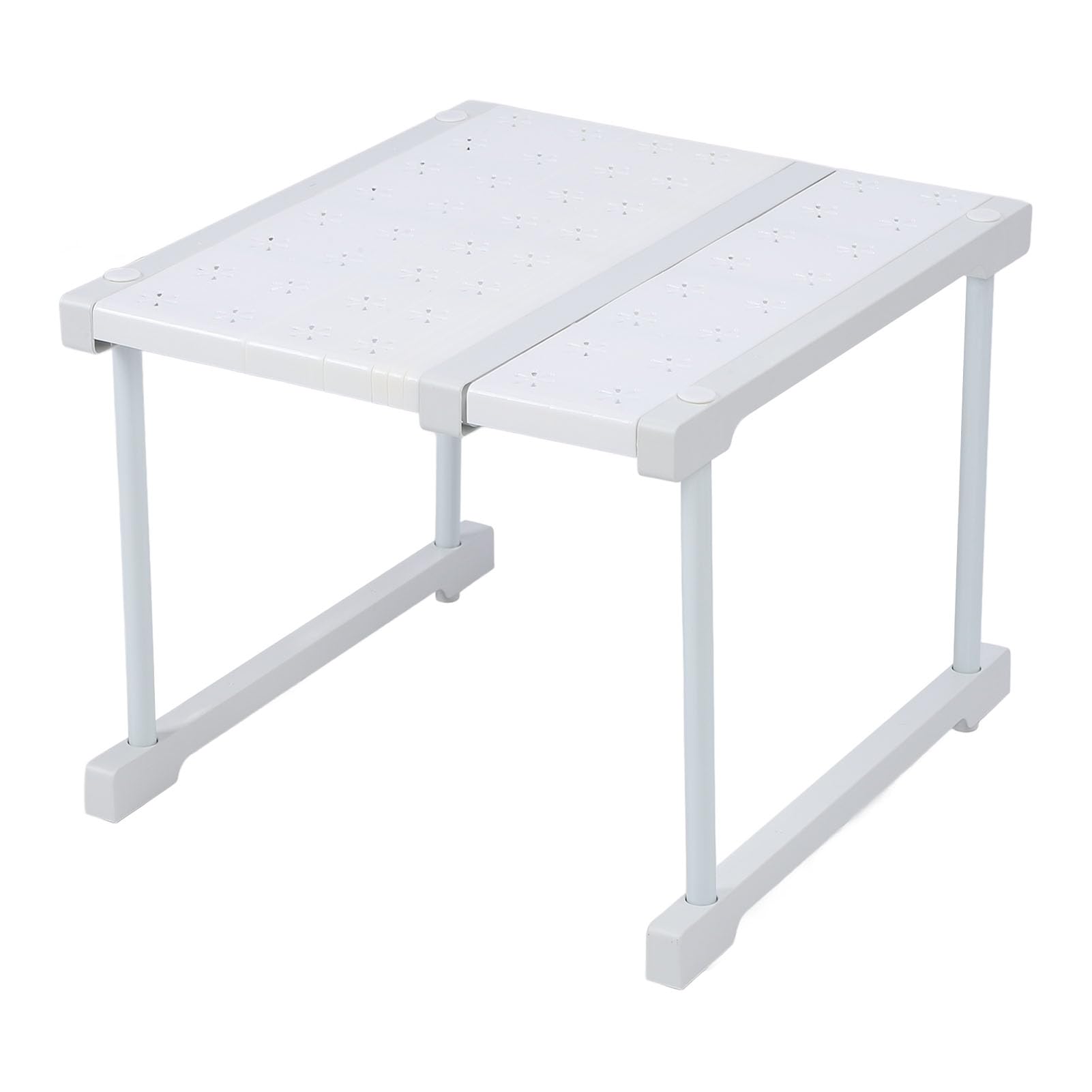 Yosoo Expandable Cabinet Shelf, Wardrobe Divider, Storage Shelf Cabinet Organizer Riser Rack for Kitchen Cupboard, Ideal for Bathroom (Length 27-38cm