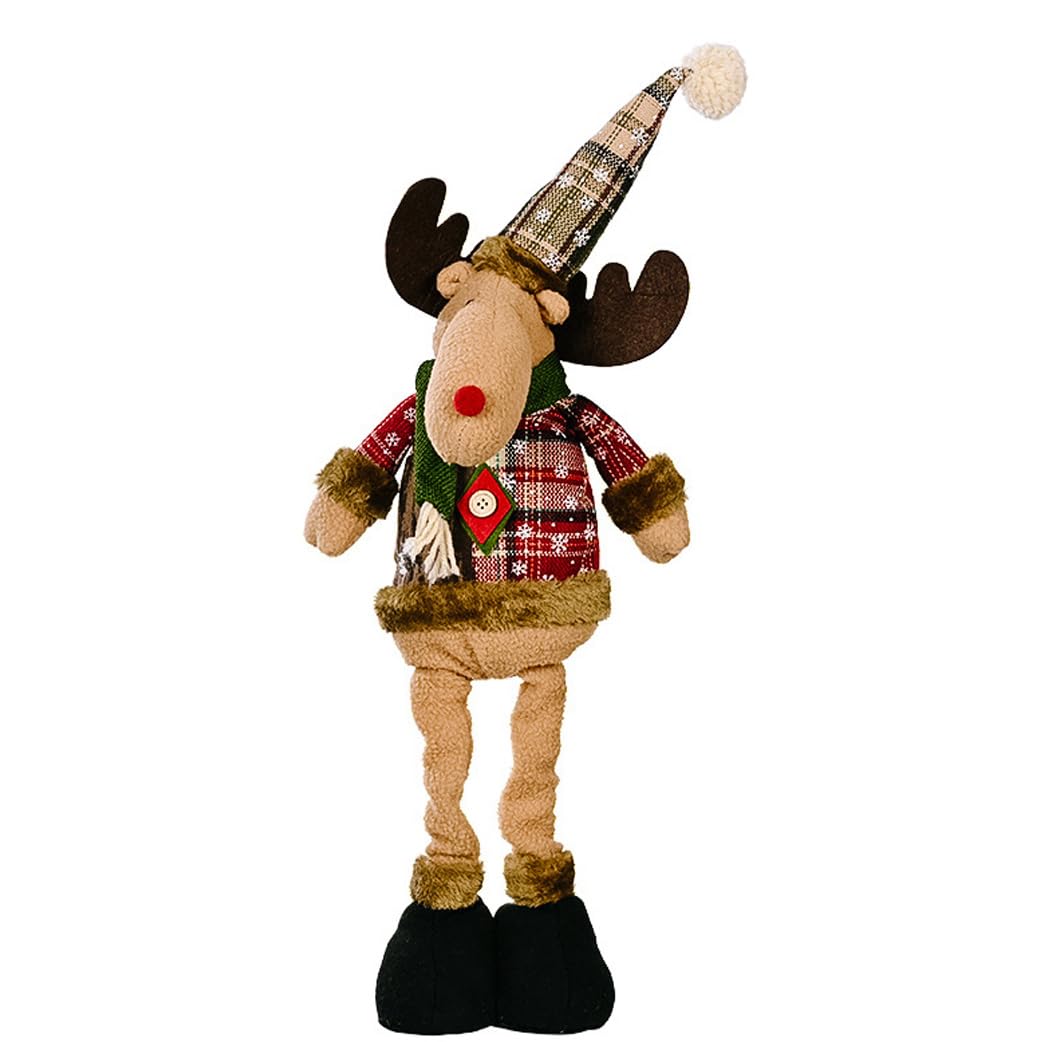 haweeli Figuras Decorativas Navidad, XL 55 cm, Gnomo de Navidad, Muñeco sin Rostro con Patas Largas de Punto, decoración de Mesa, Adorno de Mesa navideño