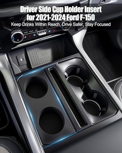 Inserto Portavasos Consola Central para Ford F-150 2021-2024 miniatura 2