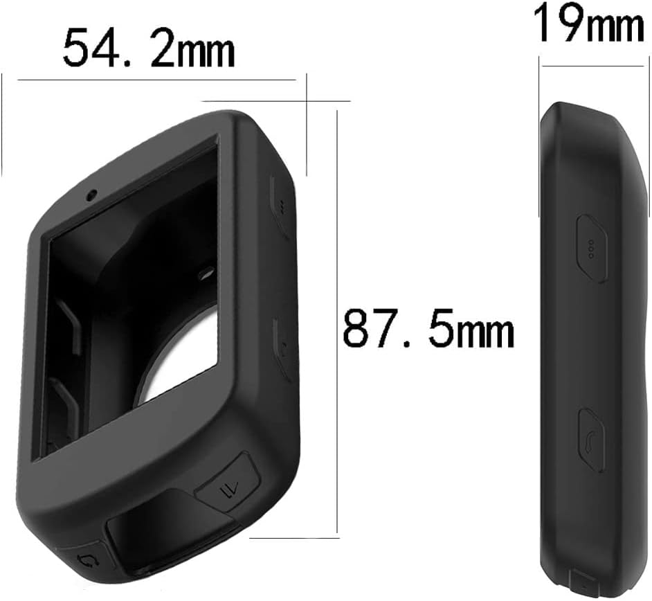 screen protector for garmin edge 530 gps 21pack and silicone case covertempered glass film anti scratch high definition full coverage 7548mm