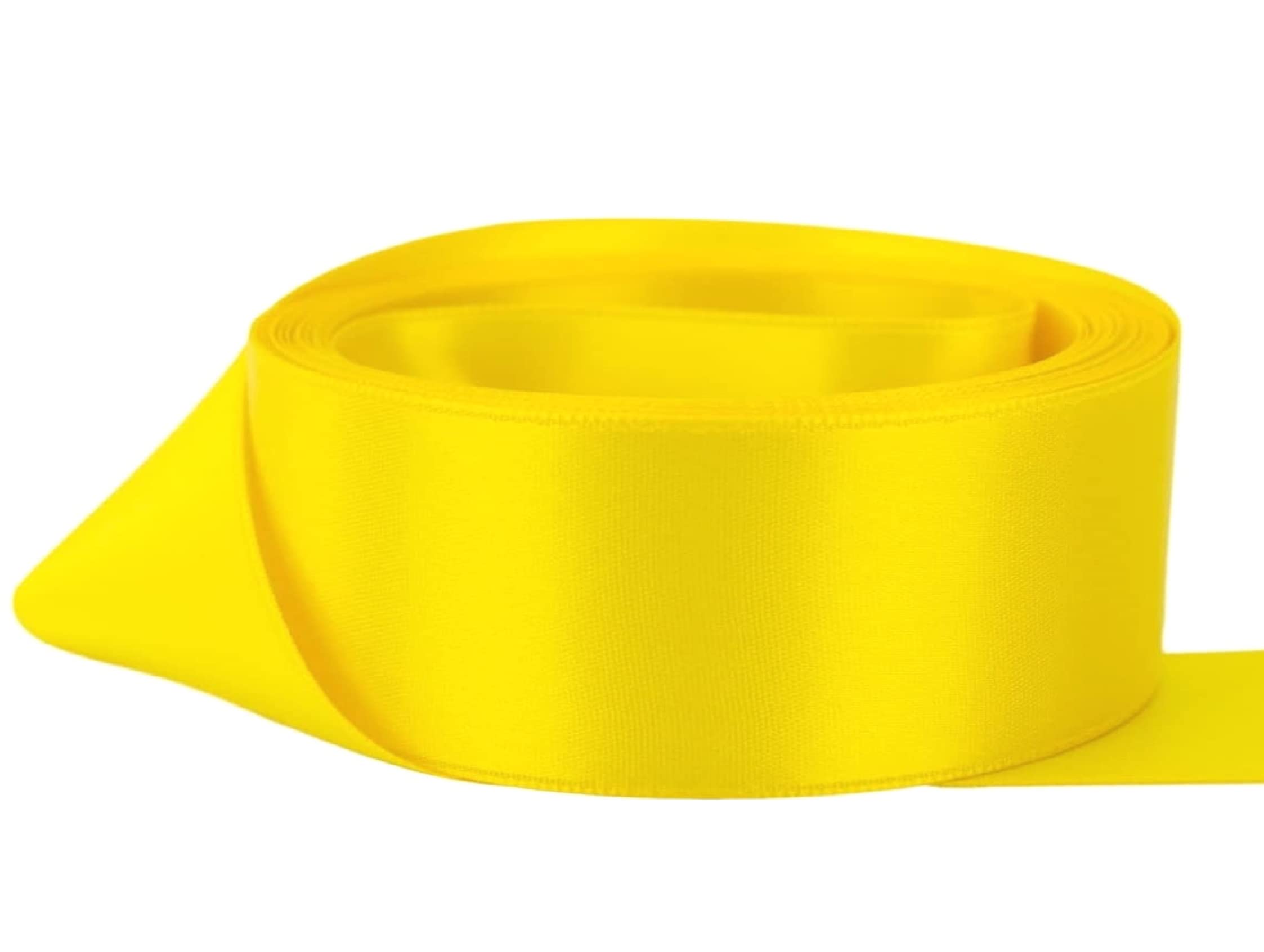 25 Yards / 23 Meters of Satin Ribbon 20mm in Multiple Colours Satin Ribbon Tying Gift Ribbon Wedding Trimming Crafts Apron Deco. Many Colours Buy Any 3 Colours & GET 1 Free (Yellow)