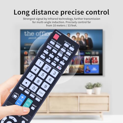 Télécommande GA806WJSA compatible Sharp Aquos remplacement rapide - 5