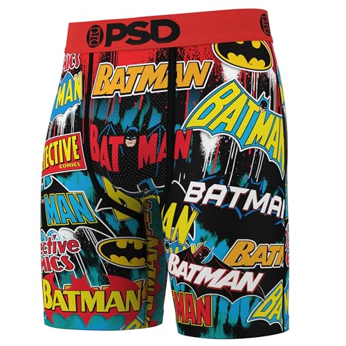 PSD Men's Batman Eras Boxer Briefs, Multi, XL