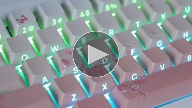 Amazon.com: Tsungup PBT Keycaps Cherry Blossom Keycap Set