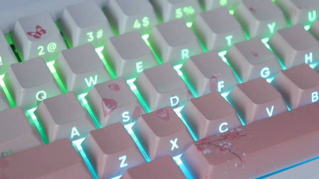 Amazon.com: Tsungup PBT Keycaps Cherry Blossom Keycap Set - Custom