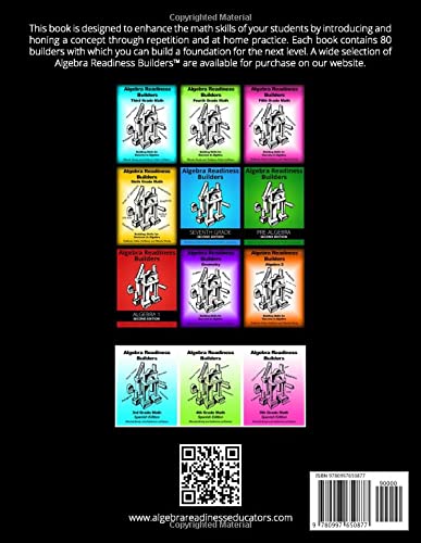Algebra Readiness Builders Seventh Grade: Second Edition - Image 2