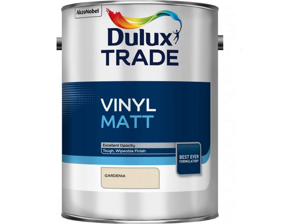 Dulux Trade 5L Vinyl Matt - Gardenia Finish