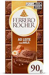 Tablete Ferrero Rocher Chocolate ao Leite 90gr