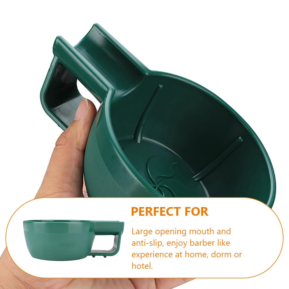 FRCOLOR Shaving Soap Bowl Shaving Cream Bowl Multi-use Shave Bowl Shaving Bowl for Men 6.29x4.72x2.36 Inches