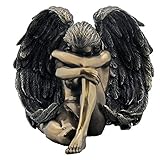 Engelsfigur, bronzefarben Nemesis Now Engelsfigur, 16,5 cm, Bronze, Einheitsgröße