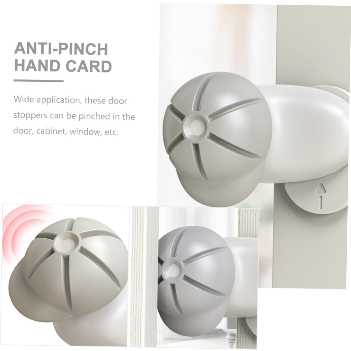 8piezas Protector De Puerta Antipellizco para Niño Niña Seguridad Infantil Evita Lesiones Dedos Diseño Duradero y Eficaz para Hogar y Guarderías