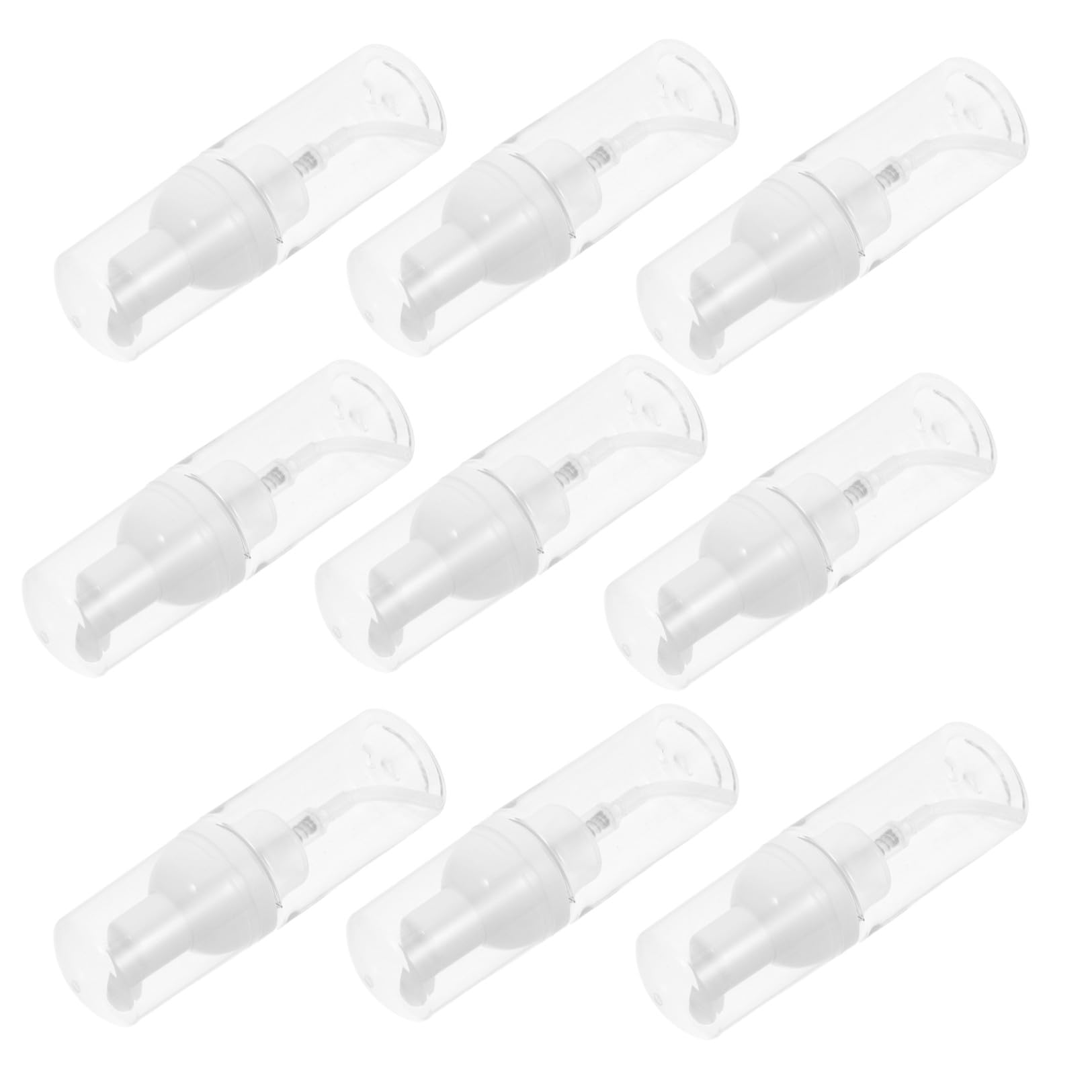 Flacons pompe mousse rechargeables en plastique de 20 pièces pour cosmétiques et soin de la peau