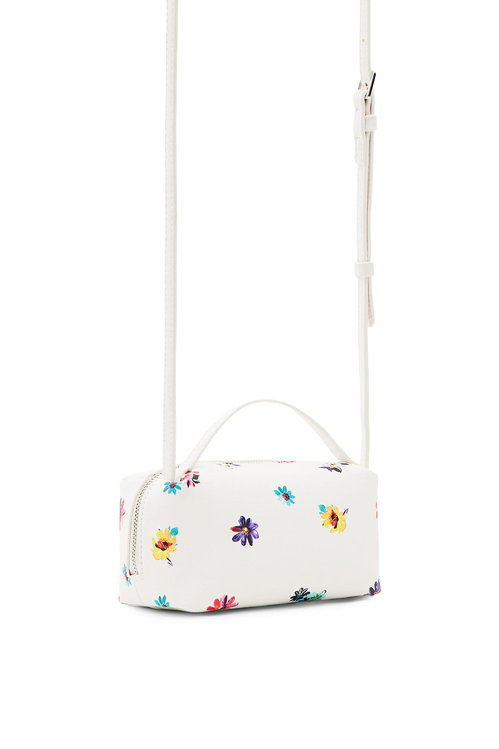 Desigual Mujer BOLS_Fresia Detroit 2000 Black, Blanco, talla única