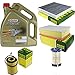 Produktbild Filter Set Inspektionspaket 5 Liter Motoröl EDGE Titanium FST 5W-30 LL MANN-FILTER Innenraumfilter Kraftstofffilter Luftfilter Ölfilter