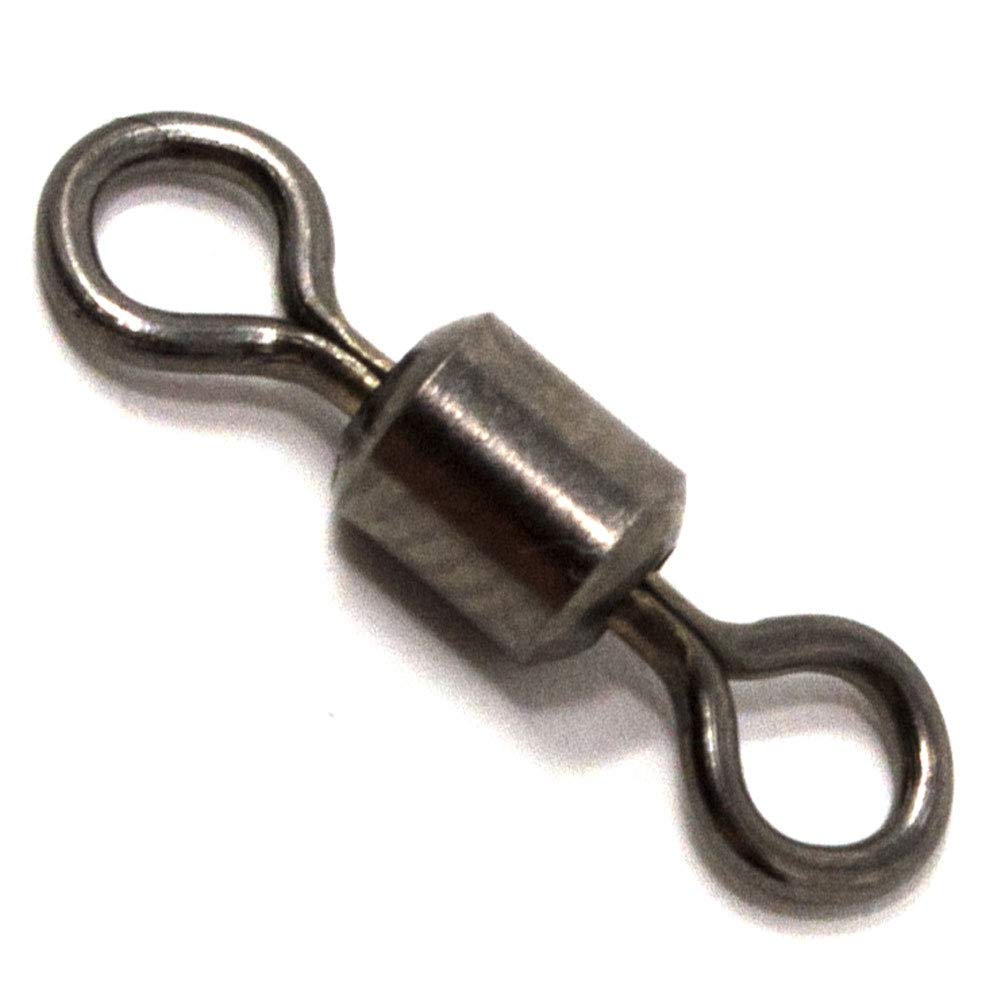 Phoxinus 100 Size 8 Rolling Swivels. Nickel Black Carp Fishing Rigs Accessories gear terminal tackle