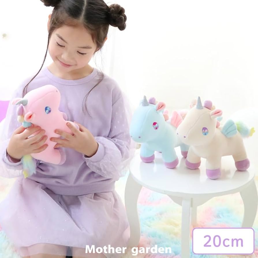 Amazon.co.jp: マザーガーデン ユニコーン ぷにもち ぬいぐるみ