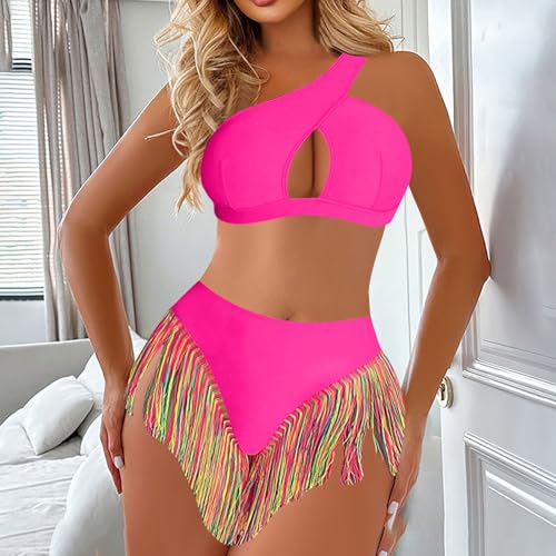Hawaiian Seamless Tropical Wireless Plain Beach Swimwear for Women Swimwear Bikinis Tankini Women 2025 Y2K2