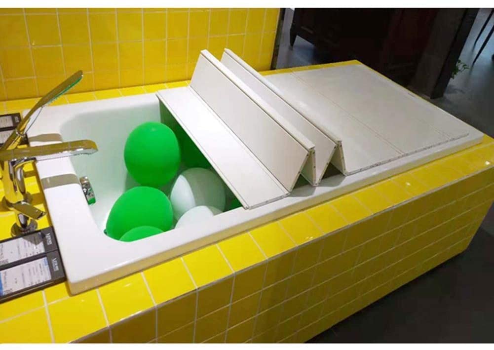 Panneau anti-poussière pour baignoire en PVC blanc JATIBOSH