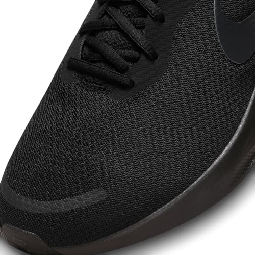 Image of Nike Men's Running Revolution 7 Wide-Black /Off Noir-Fb8501-001-11Uk