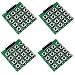 Yuuhseel 4PCS 4x4 Matrix Keypad Module 16 Keys Button 8 Pins External Expansion Keyboard Compatible with Arduino Microcontroller