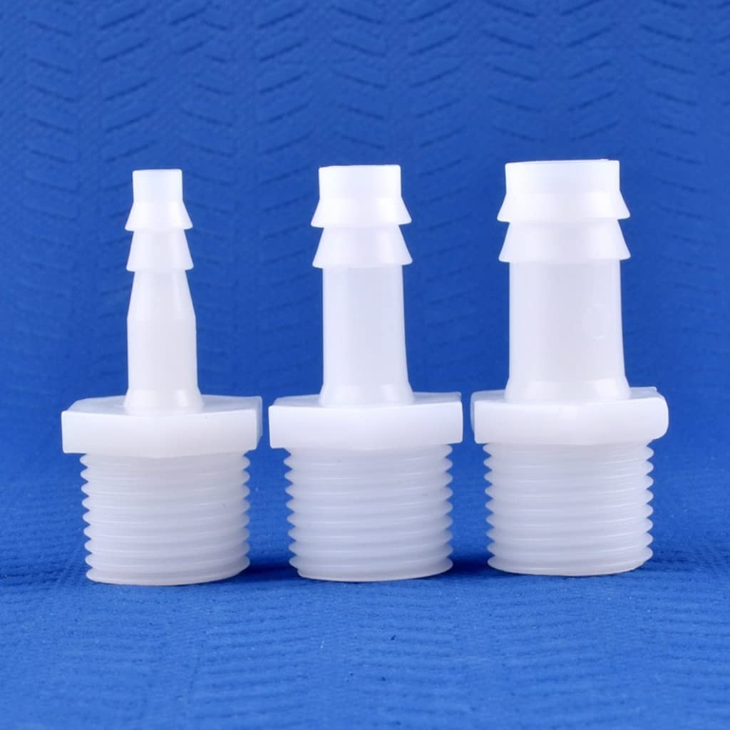 200pcs G1/2 Pe Pagode Direktanschluss for Aquariumtankluftpumpenadapter Mikrobewässerung Wasserschlauchverbindungen(G1I2-16mm)