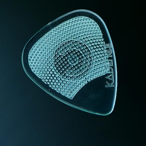 Image of Kadence 10 Guitar Picks with Hostile Grip in 0.48, 0.58, 0.71, 0.77, 0.88 and 0.99mm with Mix Colors, Anti slip, Stronger, Guitar Plectrums (Mix Colors and Various Thickness)