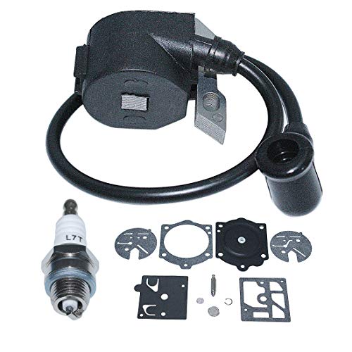 AUMEL Ignition Coil Spark Plug Repair Rebuild Kit for Stihl 015 015AV 015L Chainsaw 1114 404 3200