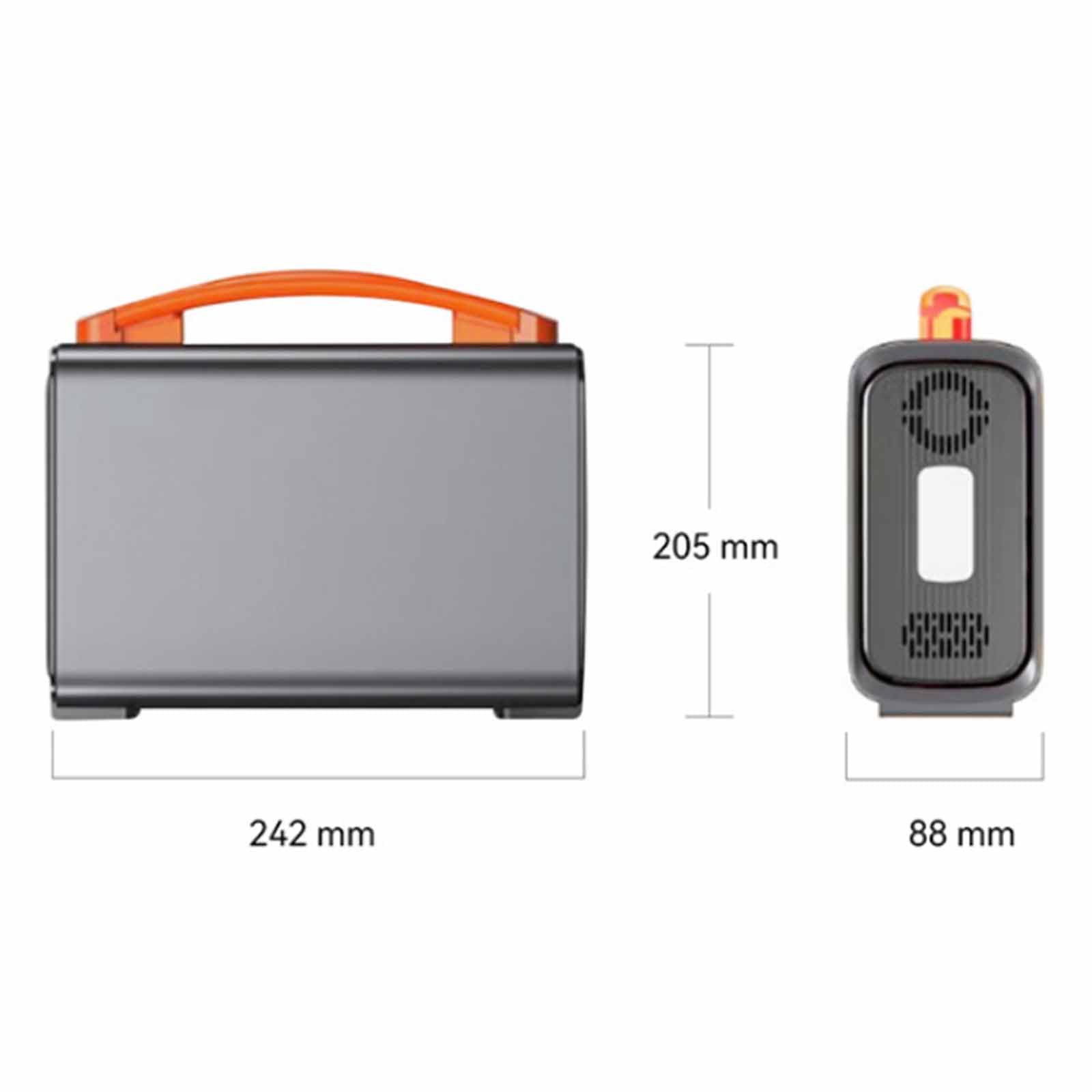Przenośny wielofunkcyjny generator awaryjny, stacja szybkiego ładowania laptopów 200 W, 192 Wh-320 Wh, delikatny i kompaktowy, do użytku na zewnątrz, w sytuacjach awaryjnych, w przypadku awarii zasi