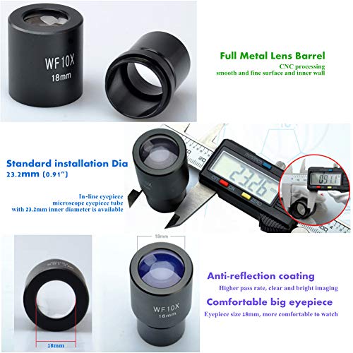 DM-WF001-10X-Widefield-EyepieceMicroscope-Eyepiece-Lens232mm-Lens-for-Compound-Biological-MicroscopesIndustry-Microscope