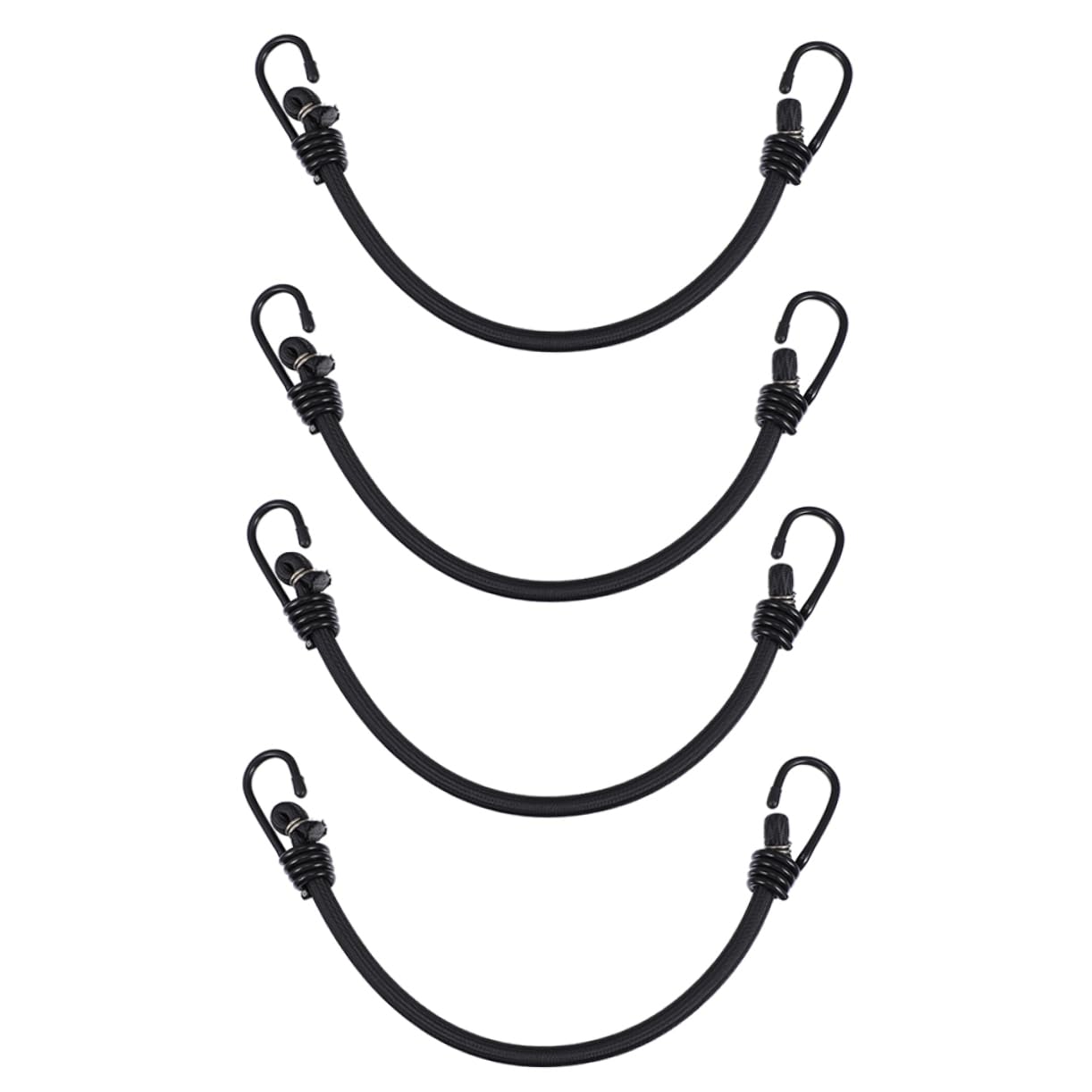NUOBESTY 4pezzi Cinghia Elastica Fissa Per Motocicletta Cinghia Elastica Per Bicicletta Fissa Per Bagaglio Realizzato Materiali Di Robusto e Durevole Per Uso Prolungato