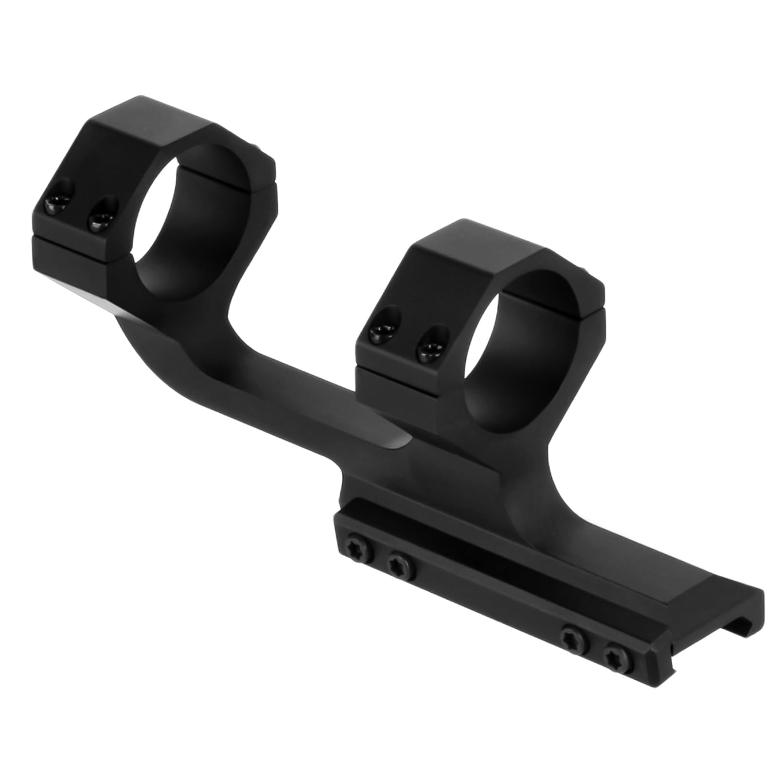 Anneaux de Montage de Lunette Tactique avec goupille d'arrêt 30mm Profil Mince Double Anneau Supports décalés pour Picatinny Rail