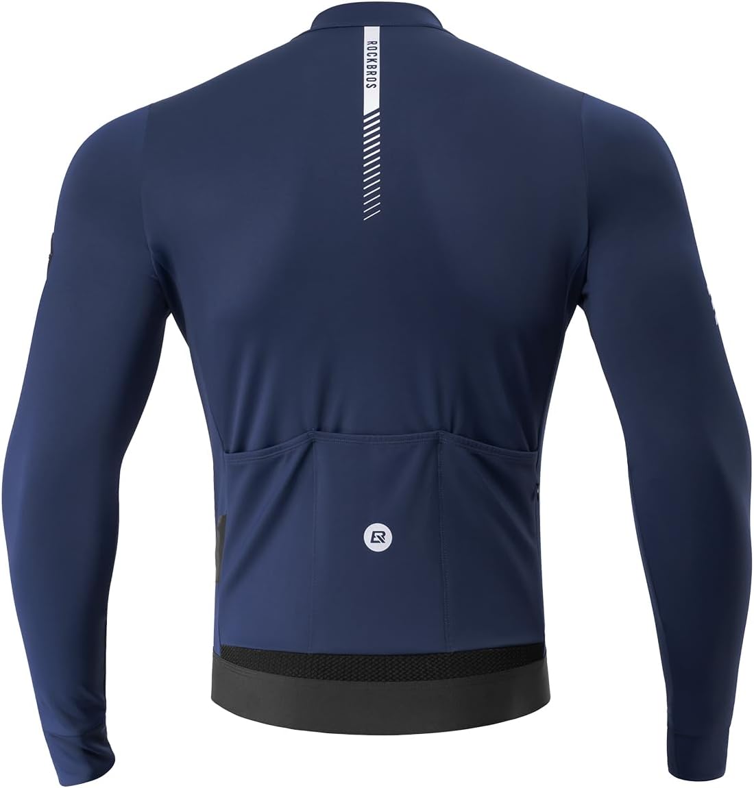 ROCKBROS Thermal Jacket for Men Windproof Cycling Jacket Winter Warm Cycling Clothing Suitable for 41-68℉