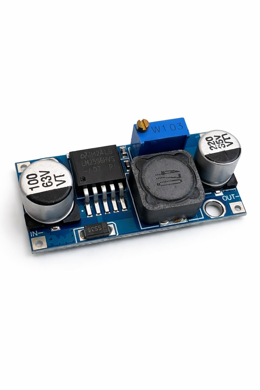 (2 Pcs) LM2596HVS DC-DC Step Down Buck Converter Module, Adjustable Voltage Regulator 4.5V-60V Input, 1.23V-57V Output, 150 kHz Switching Frequency-image-41