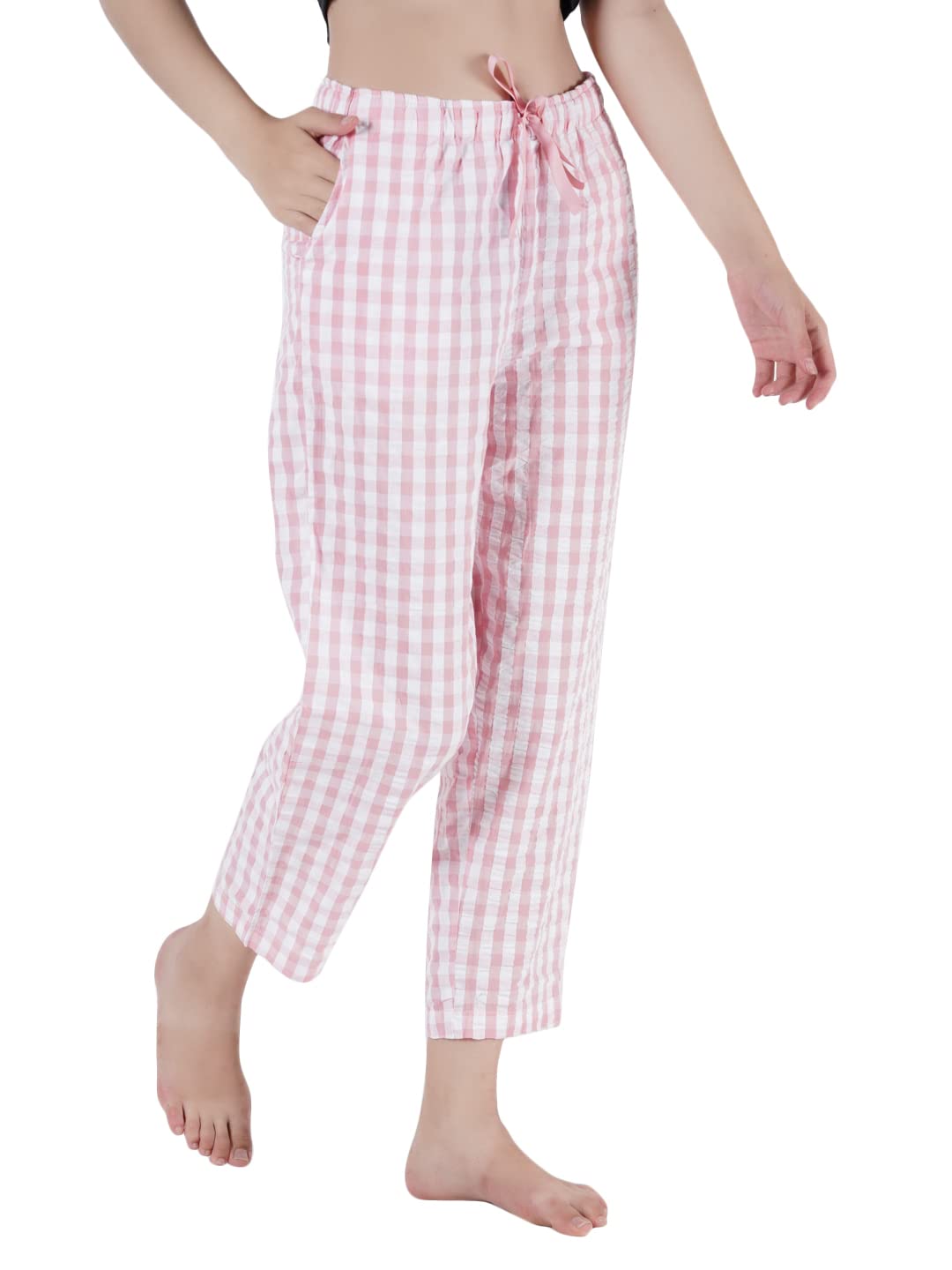 rai sahab Premmum Designer Checked Pyjama Lower for Women-picture-15