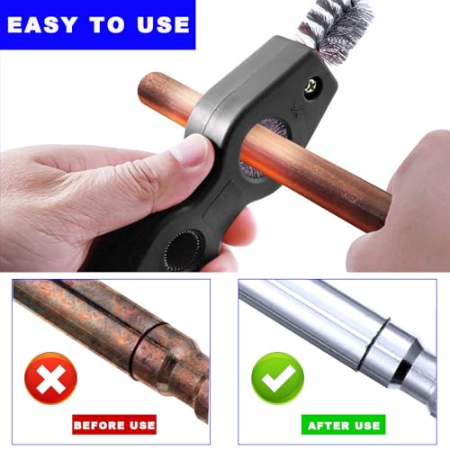 image for Ohleats Battery Terminal Cleaning Brush, 4 in 1 Anti-Corrosion Car Bat